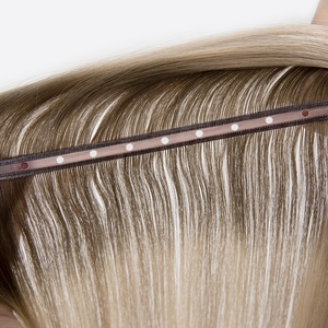 Extensions de <span class=keywords><strong>cheveux</strong></span> Genius Medusa Weft, double trame, <span class=keywords><strong>cheveux</strong></span> russes, trame à trous, double languette, trame papillon, extensions invisibles - Product Image 1