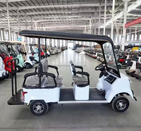 Voiturette de golf électrique d'usine 1000W, véhicule électrique à 4 roues, pneus larges, options 5-6 places, 30-50 km/h, autonomie 70-80 km