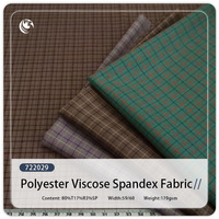 TR Sportswear- Stretch Check Plaid Stoff Herren-und Damenmode Kinder hemd Kleider mantel Dekoratives Garn Gefärbt Plaid