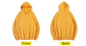 Design Oversized Pullover Tall Sweatshirt 400GSM Heavyweight Custom Print Your Logo Low MOQ Unisex Hoodie Warm for Winter - Product Image 2