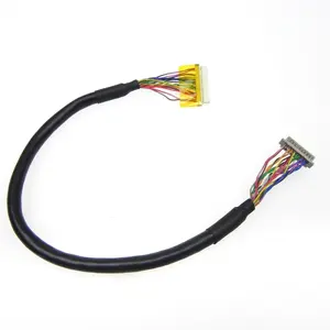 Custom RCA DF19-30DS-1C 30 Pin LVDS Kabel für LP141WX1(TL)(A2) LG 14.1 CCFL Hintergrund beleuchtung