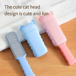 Cute Pet <b>Cat</b> Design Reusable Lint Remover Brush Pet Hair Remover Cleaner Tool Lint Roller Brush <b>for</b> <b>Clothes</b> Carpet Furniture - Product Image 1