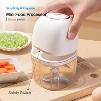 Mini hachoir électrique portable sans fil pour la cuisine, utilisation automatique, hachoir à viande, légumes et ail Cuisinart