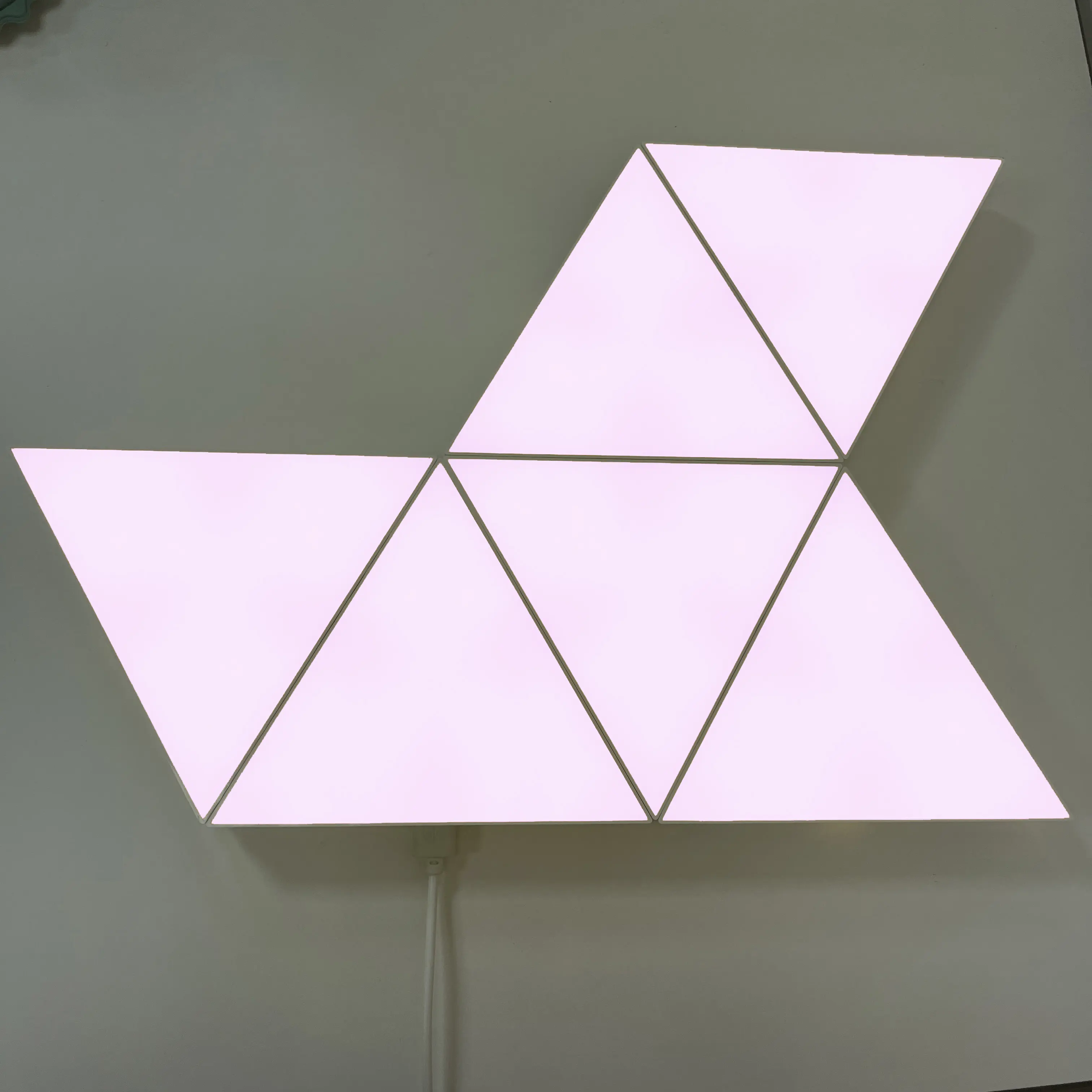 Triangle Lights Panels Smart LED smart control game sync RGB Voice Control APP controlled lamp