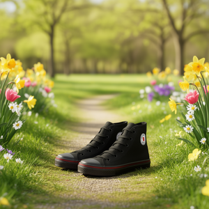 Bresa 870 High Quality Casual <b>Shoes</b> For Adults With Genuine Leather <b>Upper</b> And Rubber Outsole, Spring Season Flat Design, Cotton - Product Image 2