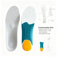 Semelles universelles découpables pour chaussures, taille ajustable, absorption des chocs, confort, soutien stable de la voûte plantaire