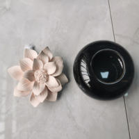 2024 vente chaude nouveau diffuseur d'air décoratif Lotus céramique fleur diffuseur