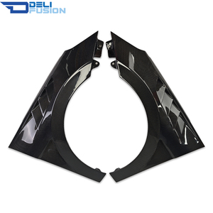 Guardabarros Delantero de Fibra de Carbono Estilo DLF para Hyundai Elantra N CN7 Avante 2021-2023 - Product Image 2