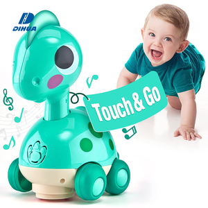 Dinosaurio que gatea el <span class=keywords><strong>juguete</strong></span> del bebé Musical interactivo Touch & Go Crawler Tummy Time <span class=keywords><strong>Juguete</strong></span> de aprendizaje sensorial para bebés Juguetes para gatear - Product Image 1