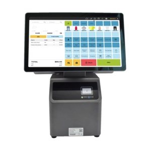 Chất lượng cao 14.1 inch màn hình không dây Wifi <span class=keywords><strong>Bluetooth</strong></span> tiền mặt đăng ký Windows POS hệ thống máy - Product Image 2