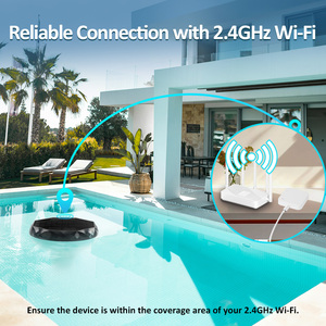Kactoily Nouveauté Testeur de Qualité de l'Eau 6-en-1 Solaire Tuya Wi-Fi en Temps Réel 24h/24, Mètre EC pour <span class=keywords><strong>Piscine</strong></span> d'Eau Salée - Product Image 4