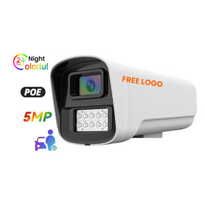 Sistema di Telecamere di Sicurezza CCTV IP POE 4MP con Rilevamento AI 2K, NVR H265+, Sistema di Sicurezza Domestica Cablato per Esterni, Telecamera Bullet a Colori - Product Image 1