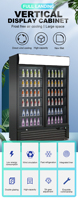 Distributeur automatique de boissons bière électrique refroidisseur de vin vitrine vitrée bar refroidisseur réfrigérateur