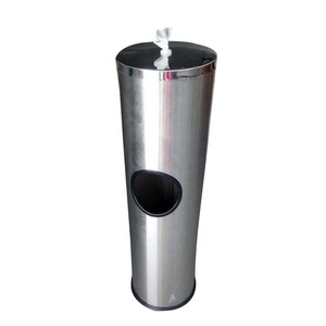 AOLQ all'ingrosso da pavimento in acciaio inossidabile rotondo salviettine umidificate <span class=keywords><strong>Dispenser</strong></span> per asciugamani di carta con secchio interno rimovibile - Product Image 2