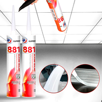 GUFENG 881 Mastic silicone direct pour fissures de béton, pour cadres de fenêtres et de portes