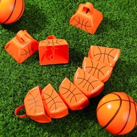 Basketbol spor Cowbell Metal çift renkli Ideal parti hediye ofset baskılı yeni tasarım Cowbell