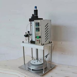 Máquina de prensado de masa manual para hacer pan de tortilla blanca mexicana de harina de maíz - Product Image 2