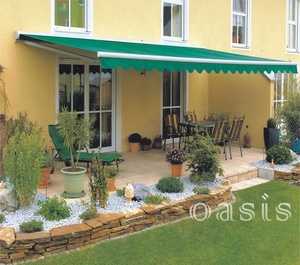 carpa impermeable tramo de Gas de acero Estación de Sol plegable sombra techo de Metal acrílico terrazas retráctil dosel - Product Image 6