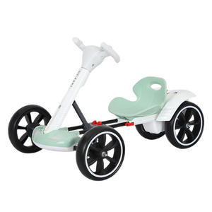Kids Plastic Battery-Powered <strong>Pedal</strong> Go-Kart Ride-on Toy <strong>Car</strong> with 4 Wheels for Boys &amp; Girls - Product Image 6