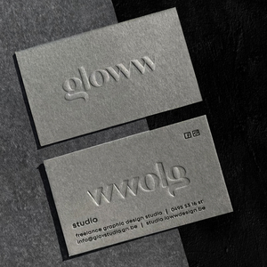 Cao cấp BWM thẻ kinh doanh với in màu dập nổi lá vàng ứng dụng trên giấy - Product Image 5