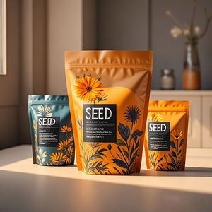 ถุงใส่<span class=keywords><strong>เมล็ด</strong></span>งา<span class=keywords><strong>ผัก</strong></span>หน้าต่างใสมีซิปบรรจุภัณฑ์พลาสติกพิมพ์ลายได้ตามต้องการ - Product Image 2