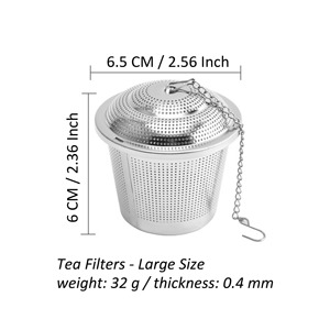 Stainless Steel <b>Tea</b> Ball Strainer 304 <b>Tea</b> <b>Infuser</b> Cooking Spice Food Tool Filter Accessories - Product Image 5