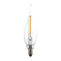 Ampoule à filament LED C22, ampoule LED bougie C22, ampoule LED C22, ampoule LED décorative C22