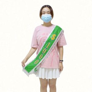 Meilleures ventes : Écharpe de corps en ruban personnalisée pour concours de beauté et anniversaire - Product Image 2