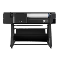 HP T908 A0 Printer Plotter Inkjet Warna Format Besar, Salin, Pindai, CAD, Blueprint, Lebar Pengumpanan 914.4mm