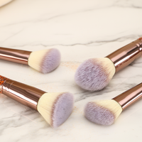 Ensemble de 17 pinceaux de maquillage Glitz and Glam avec strass, style professionnel, vente en gros, pinceaux de maquillage de luxe avec boîte cadeau