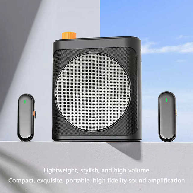 M29 Wireless Lavalier Microphone Amplifier Loudhailer Type-C Adapter Omnidirectional Noise Cancelling Real Time Audio Sync