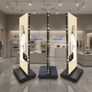 GOB High Brightness Foldable LED Display 1500 <b>Cd</b> 178 Degree Viewing Angle Floor <b>Stand</b> Indoor Advertising Screen - Product Image 2