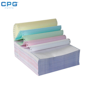 Rouleau de papier autocopiant 3 plis NCR pour facturation et fourniture de factures continues - Product Image 1