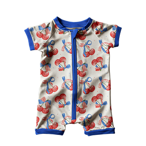 Ensemble de pyjama court pour bébé en bambou Ruidian, de haute qualité, neuf, <span class=keywords><strong>1</strong></span> pièce, pour le printemps et l'été, vêtements pour bébé en bambou - Product Image 4
