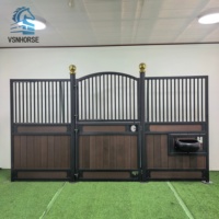 Structure économique et facile à installer pour écurie extérieure galvanisée, boxes pour chevaux, abri mobile pour chevaux, box pour chevaux en bambou