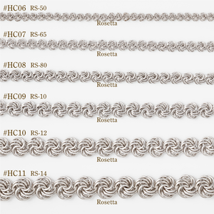 สร้อยคอโซ่กลมสีเงินทำด้วยมือปรับแต่งได้สำหรับผู้หญิง - Product Image 3