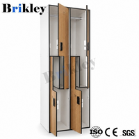 Armoire de vestiaire compacte en stratifié phénolique HPL de bonne qualité Brikley
