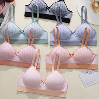 Soutien-gorge d'entraînement sans couture pour femme, bretelles spaghetti réglables, sport, décontracté, respirant, bonnet 3/4, sans armatures, été