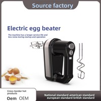 Batteur Électrique Multifonctionnel en Acier Inoxydable RSC, Mélangeur Manuel Entièrement Automatique, Fouet à Œufs EB021