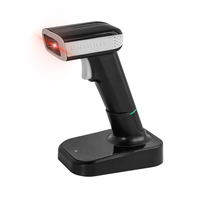 Lecteur de codes-barres 2D sans fil 3-en-1, scanner portable USB 1D 2D QR PDF417 Data Matrix pour POS, commerce de détail et entrepôt