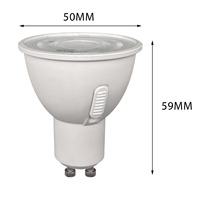 Ampoule Spot Intelligente MR16 GU10 Dimmable 3 Couleurs 3000K 4000K 6000K 220V, Changement de Température de Couleur par Interrupteur DIP, Lumières GU10 5W 7W