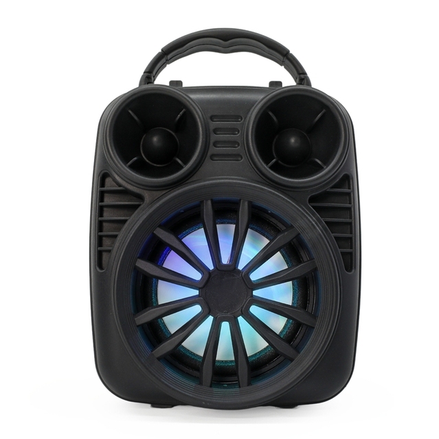 Factory Price Colorful LED Lights Home Theater 5W Wireless Subwoofers Large Volume TWS Function Multifunctional Speaker