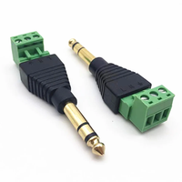 Prise Audio Jack 6.35mm 2PIN 3Pin 1/4 "6.3mm prise mâle Mono stéréo connecteur sans soudure tête Audio à prise terminale