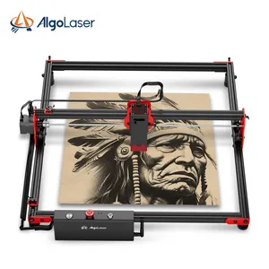 10w Cardboard Plastic Leather Stainless Steel wood cutting CNC Laser Engraving Machine