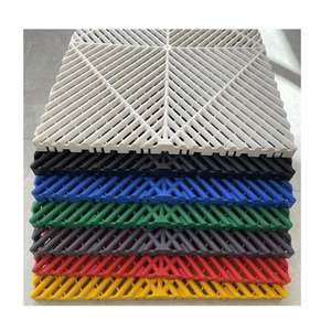 400x400x18mm Carreaux de sol de garage de stationnement durables Tapis de sol de voiture en plastique - Product Image 5