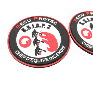 Patch logo personnalisé en dentelle de jean gaufré 3D avec fermeture auto-agrippante pour vêtements de sport, chapeaux, sacs et accessoires - Product Image 4