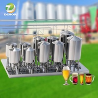 Équipement de brassage de bière 2000L, projet clé en main, machine à fabriquer de la bière, ligne de production pour usage commercial