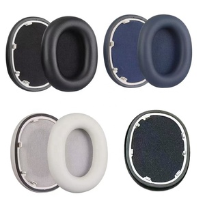 Coussinets d'oreille en cuir protéiné pour casque <span class=keywords><strong>Sony</strong></span> <span class=keywords><strong>WH</strong></span>-1000XM6, remplacement des coussinets d'oreille, réduction du bruit, coussinets d'oreille en mousse - Product Image 1