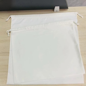 Sac à poussière pour sacs à main, sac à linge en coton écologique, sac à chaussures en toile de mousseline avec cordon de serrage - Product Image 3