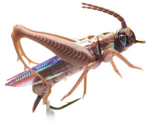 Leurre bionique artificiel de pêche à la mouche crochet de criquet réaliste <span class=keywords><strong>action</strong></span> flottante appât attrayant personnalisation - Product Image 3